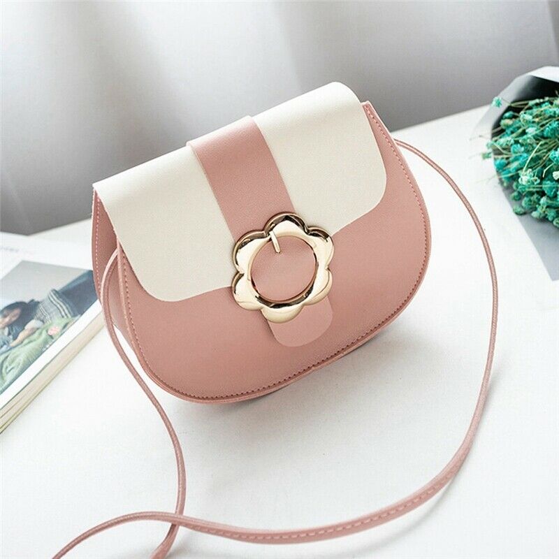 Fashion Women'S Handbags Simple Flower Decoration Small Bag Women'S Girls C O8K8