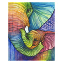 5D DIY Full Drill Diamond Painting Elephant Cross Stitch Embroidery Mosaic
