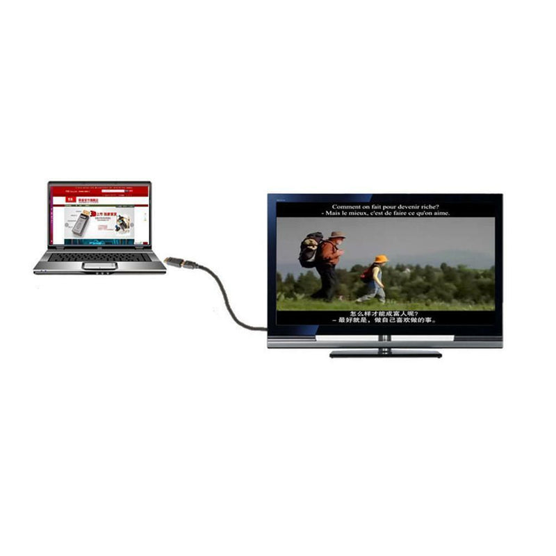 1pc 1080P HDTV PC Display Port DP Male to HDMI Female Adapter Converter Pro