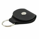 Guitar Picks Holder Case - Leather Keychain Plectrum Key Fob Cases Bag (2 P