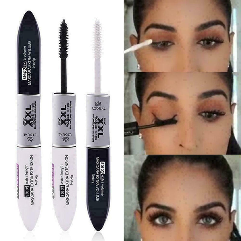 New Silk Fiber Eyelash Mascara Black Mascara Waterproof Silk-Fiber C4B6 W0B A3J7