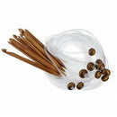 Bamboo Flexible Afghan Tunisian Carpet Crochet Hooks Needles At Random Tran B4S3