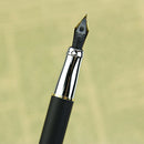 New High Quality Black Fountain Pen 22KGP M Nib Set