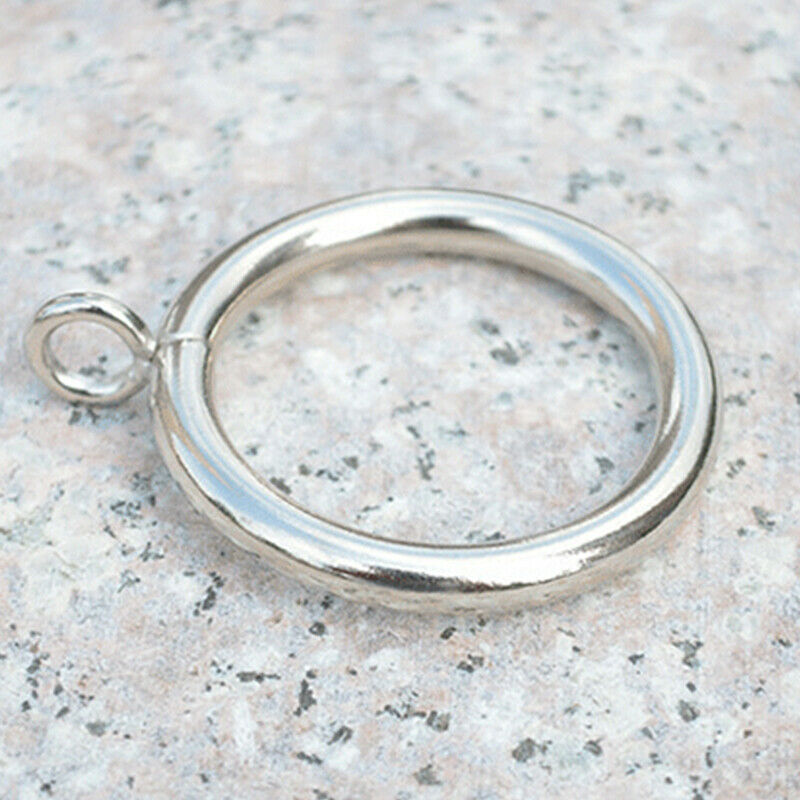 40 Pack Curtain Rings, 38mm Internal Diameter iron Curtains Rings Hanging R R3N8