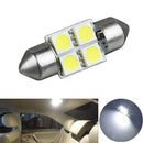 14 Pcs White LED Interior Package Kit For T10 36mm Map Dome License Plate Lights