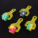 4pcs Sponge Painting Brush Early Childhood Education Graffiti Tool(Random)