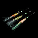 3pcs/lot Fishing Soft Shrimp Prawn Worm Bait Lure Saltwater Squid Night Glow LJ
