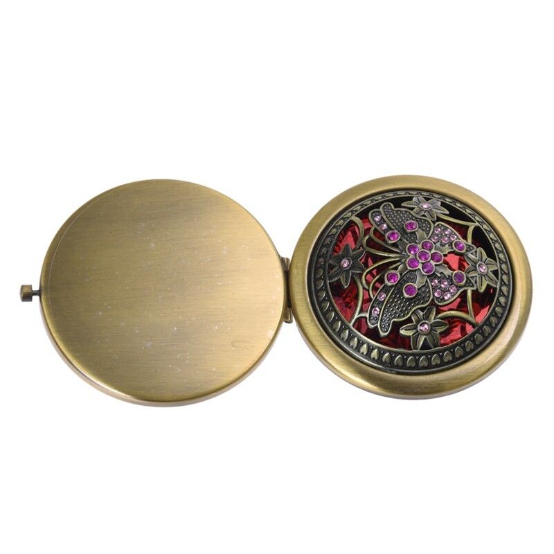 Bronze Retro Compact/Travel/Pocket Beauty Make up Mirrors New A6P1
