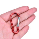 5Pcs Strong Metal Carabiner Clip Snap Spring Loaded Climbing Karabiner FT