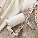Fashion Women Leather Messenger Bag Cylinder Retro Shoulder Bags (White) A