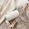 Fashion Women Leather Messenger Bag Cylinder Retro Shoulder Bags (White) A