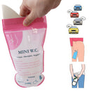 4pcs disposable unisex outdoor camping sports toilet urine bag pee bag mini  BX