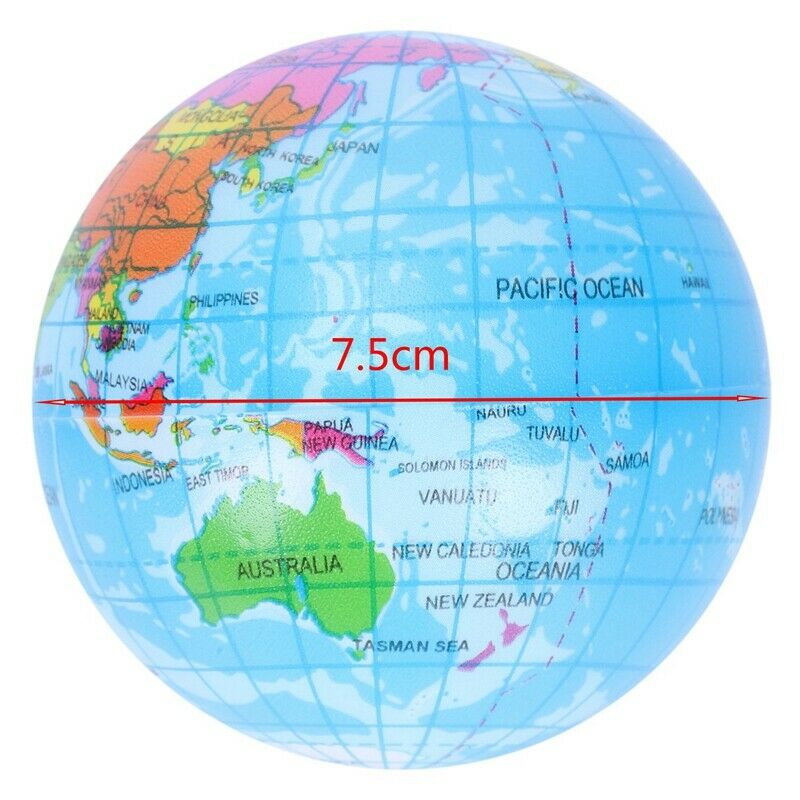 Mini earth globe ball Foam anti-stress ball M4C2
