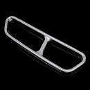 Rear Dual Exhaust Muffler Tail Decor End Pipe Tip Cover Trim For Audi A6 C7 P1W8