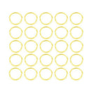 50Pcs Hair Coil Dreadlocks,Including 25 Hair Braid Rings Hair Coil Dreadloc