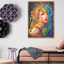 5D DIY Special Shaped Diamond Painting Beauty Pattern Cross Stitch Ornament