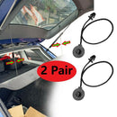 4x Trunk Storage Bag Parcel Shelf Strap 1930212 1693266 for Ford Focus MK3 12-17