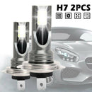 H7 200W Car LED Headlights Fog Bulbs 2PCS CREE Kit 6000k HID Canbus Error Free