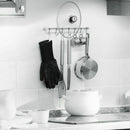 Kitchen Rail Rack Wall Mounted Utensil Hanging Rack Stainless Steel Hanger  P6C3