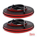 2x 5M B Trim Rubber Strip Universal Car Door Edge Seal Weather-strip 12*6mm