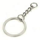 30 Piece Key Chain with Open Jump Ring Connector Key Rings Findings for Jewelry