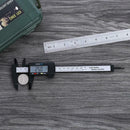 150mm 6inch LCD Digital Electronic Carbon Fiber Vernier Calipers Measuring