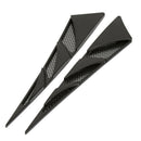 Pair ABS Universal Car Simulation Hood Vent Decor Sporty Side Air Flow Stick FT