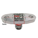 18mm Barb Garrett T3 T4 T04B Billet Aluminum Turbo Oil Drain Return