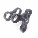 Aluminum CNC 1 inch Ball Butterfly Clip Diving Lights Arm Connected Accesso A1I9