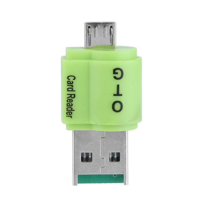 Dual Use 2 in 1 OTG Card Reader USB 2.0 Adapter SD Card TF Cardreader