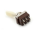 AC 250V 3A 3 Position ON/OFF/ON DPDT Flat Handle Toggle Switch KN3-203B JR