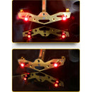 2 pcs Amber Light Motor Screw LED Bolt Lamp Car License Plate LAMP