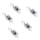 Set Of 5 Sea Carp Coarse Night Fluorescent Fishing Rod Tip LED Lights Clips