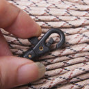 10 PCS Survival Carabiner Rotatable Buckle Quickdraw Key Chain EDC Tool