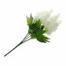Silk cloth 5 Heads Artificial Flowers Handmade Wedding Decoration Wall Moun L4N4
