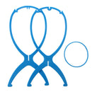 blue wig stand folding stand V1U6
