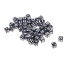 50X 12mm 6 Sided D6 Dice Bundle For  Accessory Gray