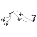 4x 3 LED Blue Car Interior Light 12V Glow Decorative Atmosphere Lights Lamp Hn