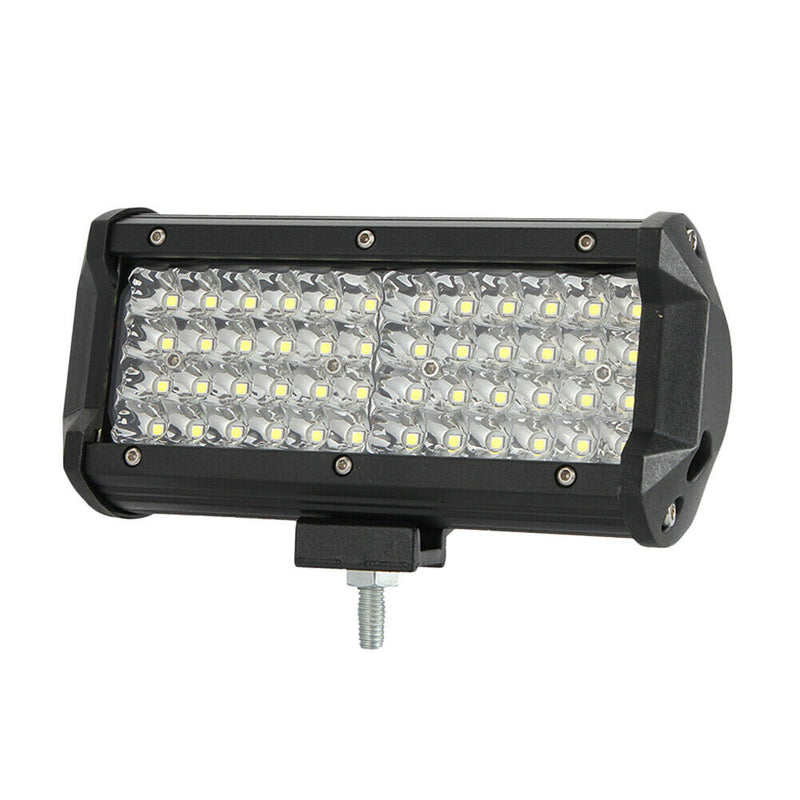 7 inch 144W Offroad LED Light Bar Work Spot Driving Fog Lamp for Truck SUV ATV