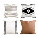 1X(Decorative Throw Pillow Covers Only For Couch, Sofa, Or Bed Set Of 4 18