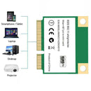 1PC AX3000H PCI-E WiFi 6 Wireless Card 2.4/5G 802.11ac/ax BT5.0 MU-MIMO B8H4
