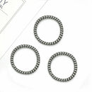 12 Rubber Elastic Telephone Cord Wire Hair Ties Scrunchies Hair Rings Bands