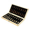 Handmade Folding Wooden Magnetic Chess Board Set with Extra 2 Queens, 39x39cm,