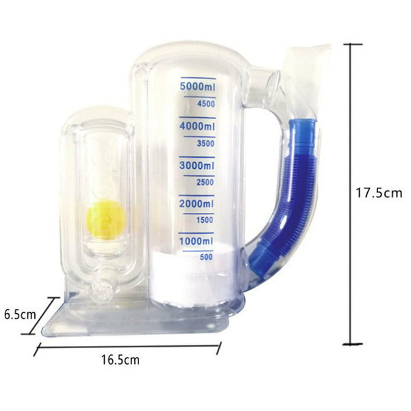 Breathing Trainer Lung Exerciser Deep Breath Trainer Respiratory Spirometer