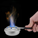 Portable Mini Outdoor Cooking Camping Stainless Steel Stove Pocket Windproo