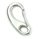 2pcs D Shape Carabiner Spring Snap Hook Keyring For Traveling Hiking Camping