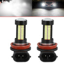 H11 H8 LED Fog Light Conversion Kit Bulbs High Power 6000K 53W Headlight Top x2