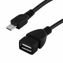 3pc Cell phones Micro USB B Male to USB 2.0 A Female OTG Adapter Converter Cable