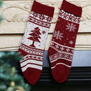 4pcs Christmas Acrylic Decor Candy Gift Bags Ornaments Reindeer Stockings Cover