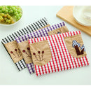 Classical Embroidery Apron Plaid Women Bowknot Kitchen Chef Apron Dress Wit T8K7
